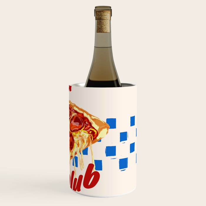 Pizza Club Retro Pepperoni Slice Wine Chiller Gallery Image 3