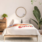 Pizza Club Retro Pepperoni Slice Comforter Gallery Image 3