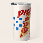 Pizza Club Retro Pepperoni Slice Travel Mug Gallery Image 3