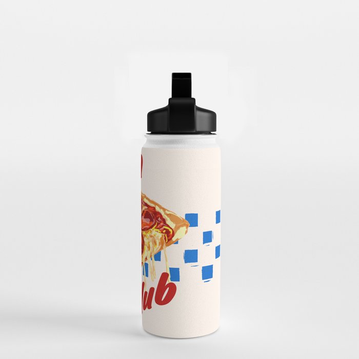 Pizza Club Retro Pepperoni Slice Water Bottle Gallery Image 2