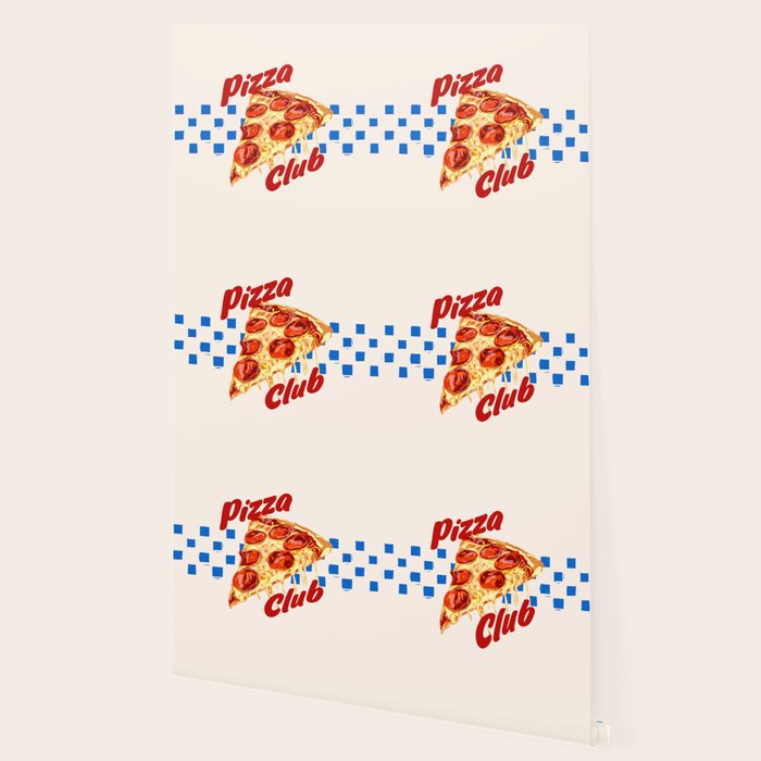 Pizza Club Retro Pepperoni Slice Wallpaper Gallery Image 2