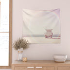 Beach hut Wall Tapestry Gallery Image 2