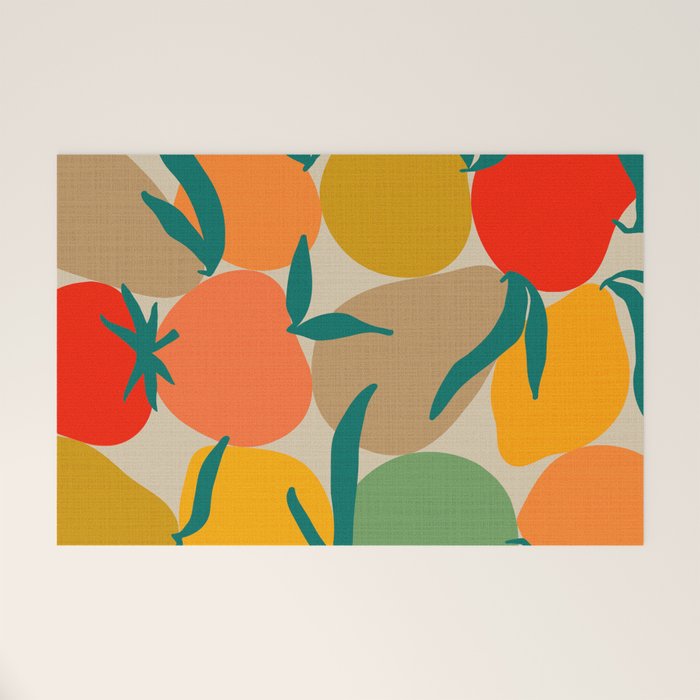 2025 RETRO FRUIT MARKET CALENDAR Welcome Mat Gallery Image 1