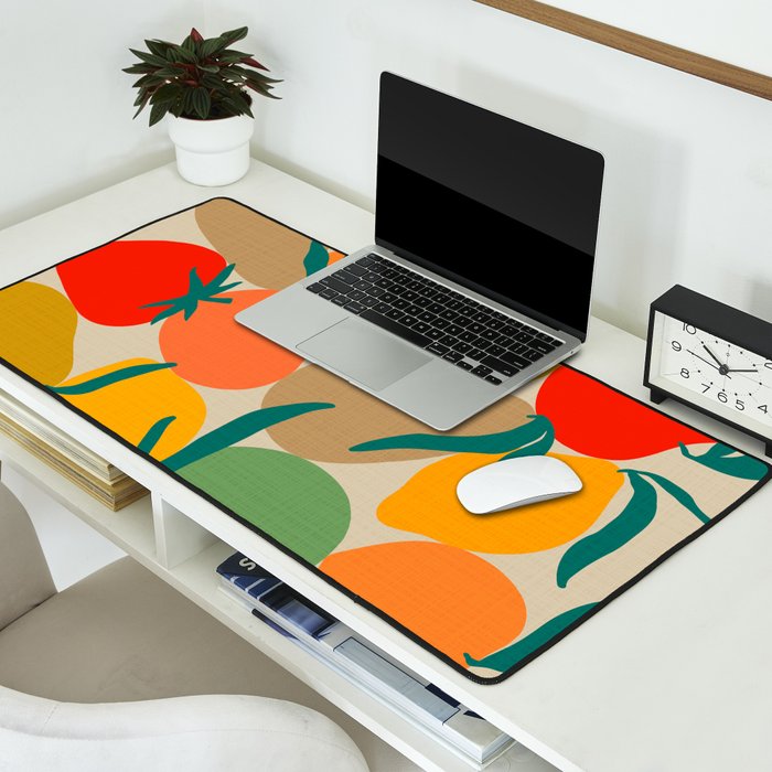 2025 RETRO FRUIT MARKET CALENDAR Desk Mat Gallery Image 2