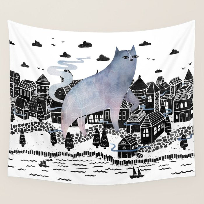 The Fog Wall Tapestry Gallery Image 4