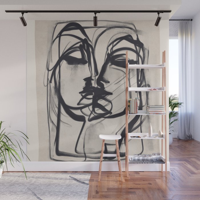 Kiss 5 Wall Mural Gallery Image 1