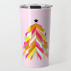 Rainbow Christmas Tree Travel Mug Gallery Image 1