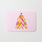 Rainbow Christmas Tree Bath Mat Gallery Image 1