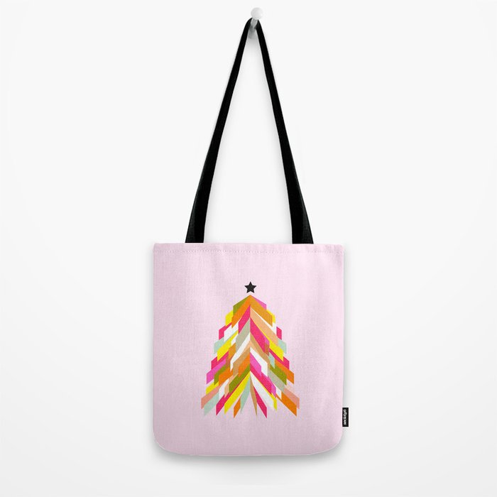 Rainbow Christmas Tree Tote Bag Gallery Image 2