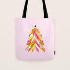Rainbow Christmas Tree Tote Bag Gallery Image 1