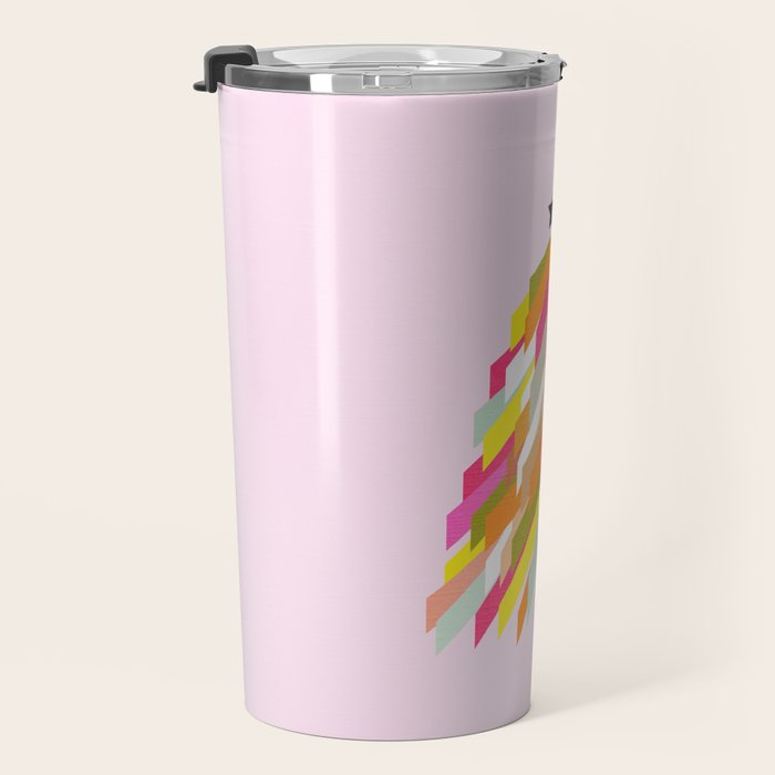 Rainbow Christmas Tree Travel Mug Gallery Image 3