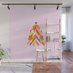 Rainbow Christmas Tree Wall Mural Gallery Image 1