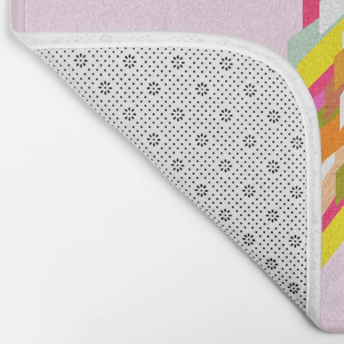 Rainbow Christmas Tree Bath Mat Gallery Image 2