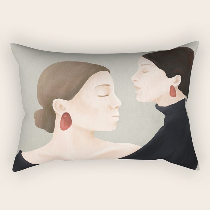 Aligned Model Flow Rectangular Pillow Gallery Image 1