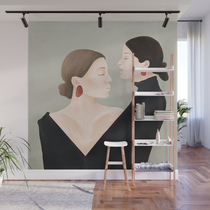 Aligned Model Flow Wall Mural Gallery Image 1