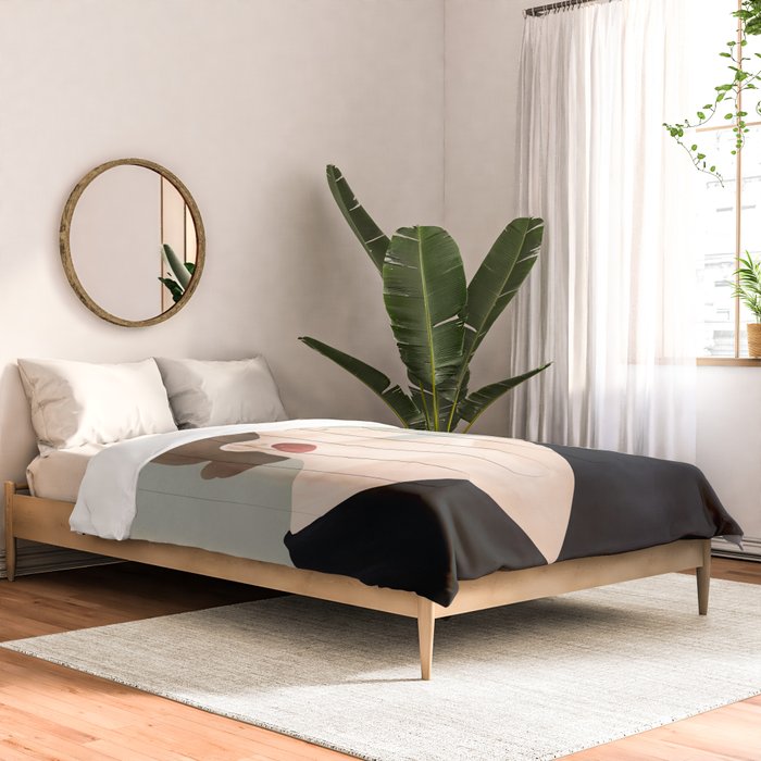Aligned Model Flow Comforter Gallery Image 2