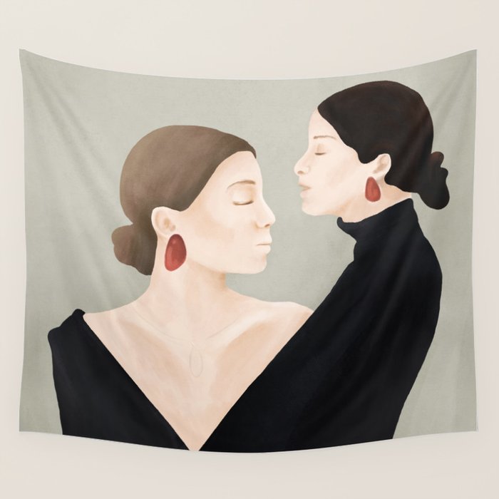 Aligned Model Flow Wall Tapestry Gallery Image 4