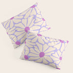 Big Groovy Flower - Purple Pillow Sham Gallery Image 3
