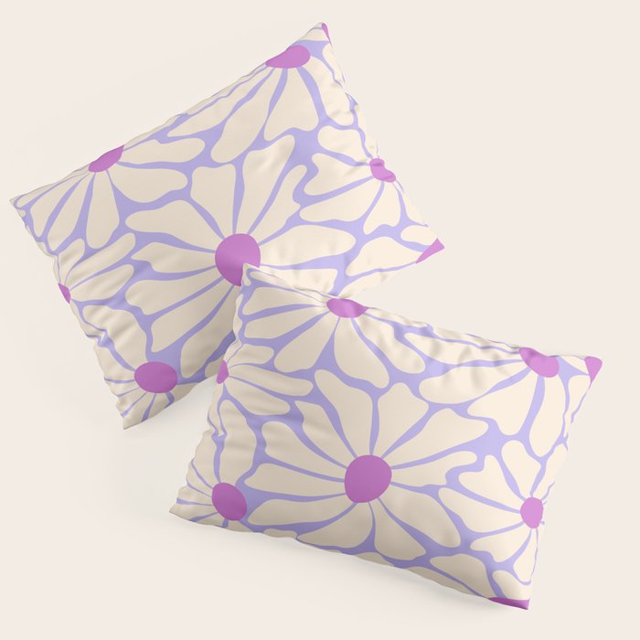 Big Groovy Flower - Purple Pillow Sham Gallery Image 3