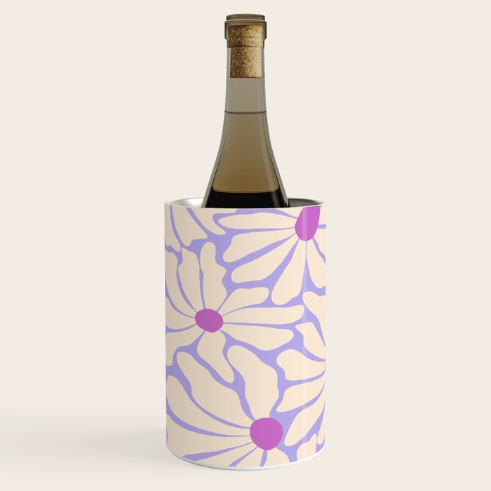 Big Groovy Flower - Purple Wine Chiller Gallery Image 2