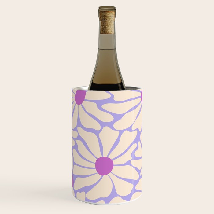 Big Groovy Flower - Purple Wine Chiller Gallery Image 1