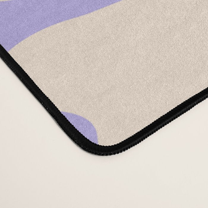 Big Groovy Flower - Purple Desk Mat Gallery Image 4