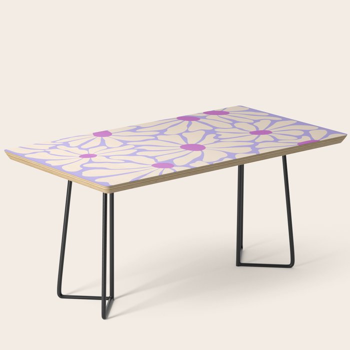 Big Groovy Flower - Purple Coffee Table Gallery Image 1