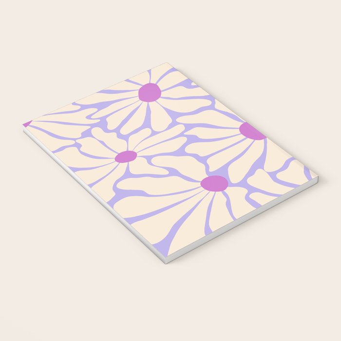 Big Groovy Flower - Purple Notebook Gallery Image 3