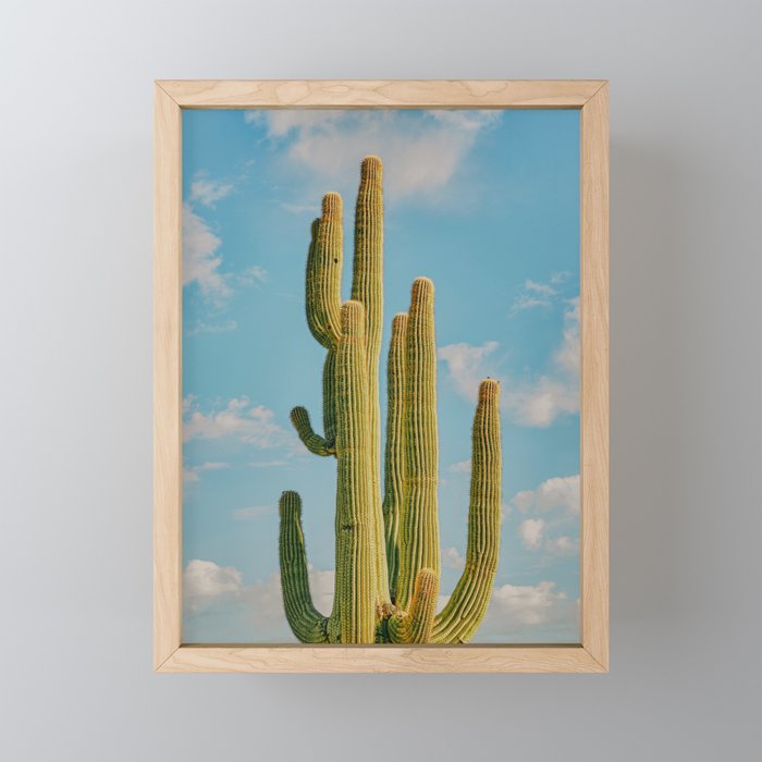 SKY CACTUS Mini Art Print Gallery Image 1