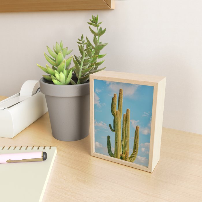 SKY CACTUS Mini Art Print Gallery Image 2