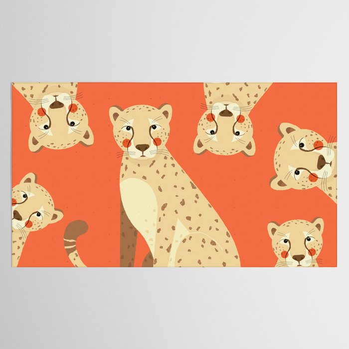 Cheetah, Animal Portrait Tablecloth Gallery Image 2