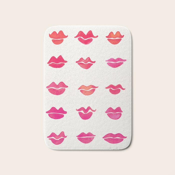 Kiss Collection - Pink Palette Bath Mat Gallery Image 1