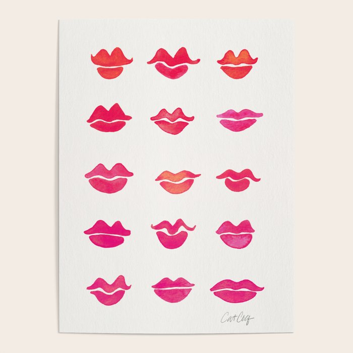 Kiss Collection - Pink Palette Poster Gallery Image 1