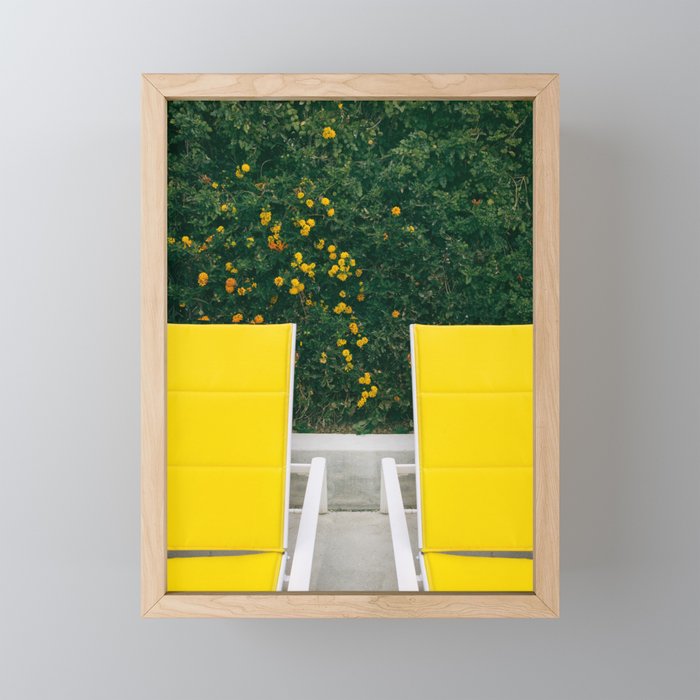 Poolside in Palm Springs Mini Art Print Gallery Image 1