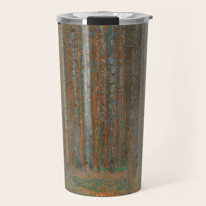 Gustav Klimt - Tannenwald I (Pine Forest I) Travel Mug Gallery Image 1