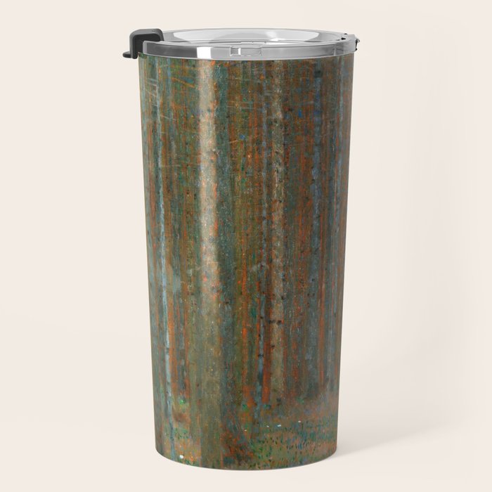Gustav Klimt - Tannenwald I (Pine Forest I) Travel Mug Gallery Image 3