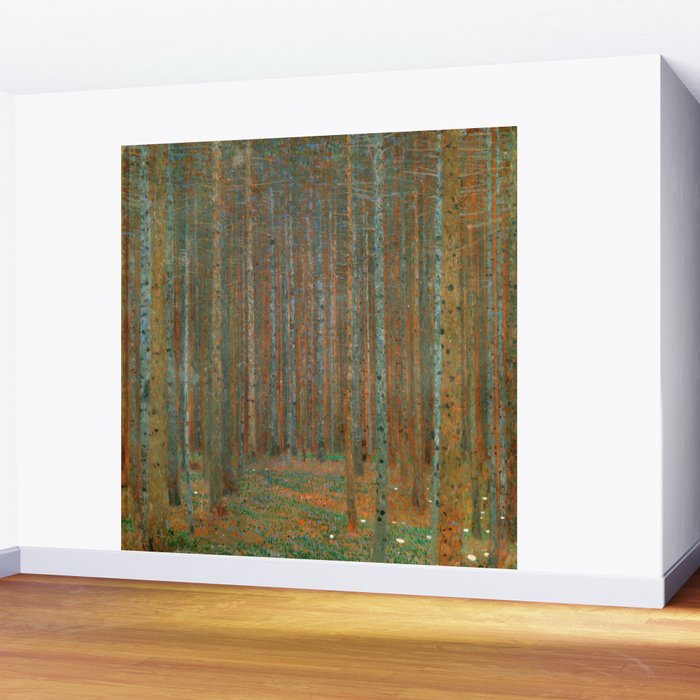Gustav Klimt - Tannenwald I (Pine Forest I) Wall Mural Gallery Image 2