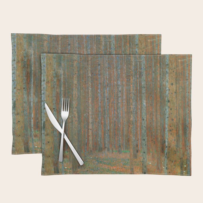 Gustav Klimt - Tannenwald I (Pine Forest I) Placemat Gallery Image 1