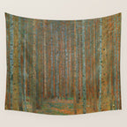 Gustav Klimt - Tannenwald I (Pine Forest I) Wall Tapestry Gallery Image 4