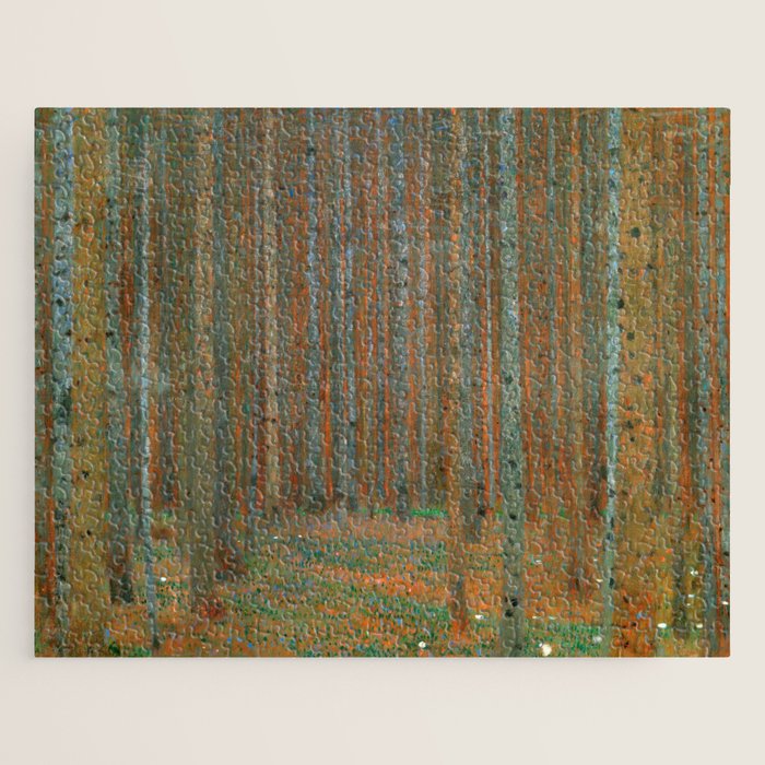 Gustav Klimt - Tannenwald I (Pine Forest I) Jigsaw Puzzle Gallery Image 1