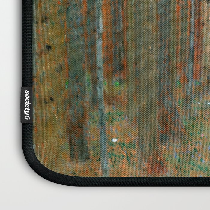 Gustav Klimt - Tannenwald I (Pine Forest I) Laptop Sleeve Gallery Image 3