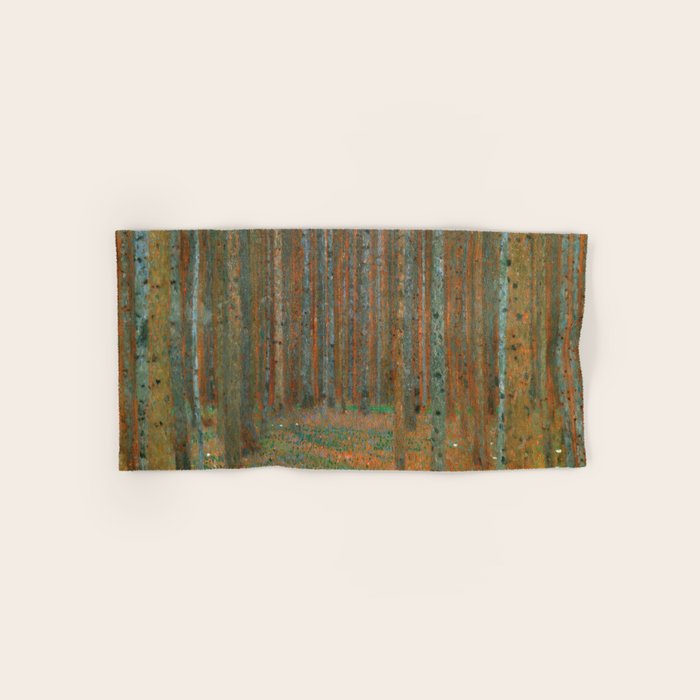 Gustav Klimt - Tannenwald I (Pine Forest I) Bath Towel Gallery Image 1