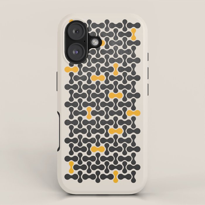 Abstract Mid-Century Pattern iPhone Case Gallery Image 1