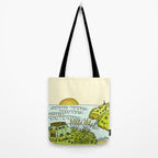 home is where you park it // wandering in new zealand // retro surf art by surfy birdy Tote Bag Gallery Image 2