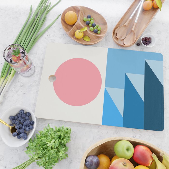 Geometric Landscape 25B Cutting Board Gallery Image 2