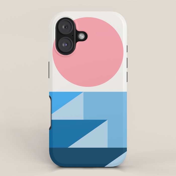 Geometric Landscape 25B iPhone Case Gallery Image 1