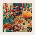 The Feast Wood Wall Art Gallery Image 1