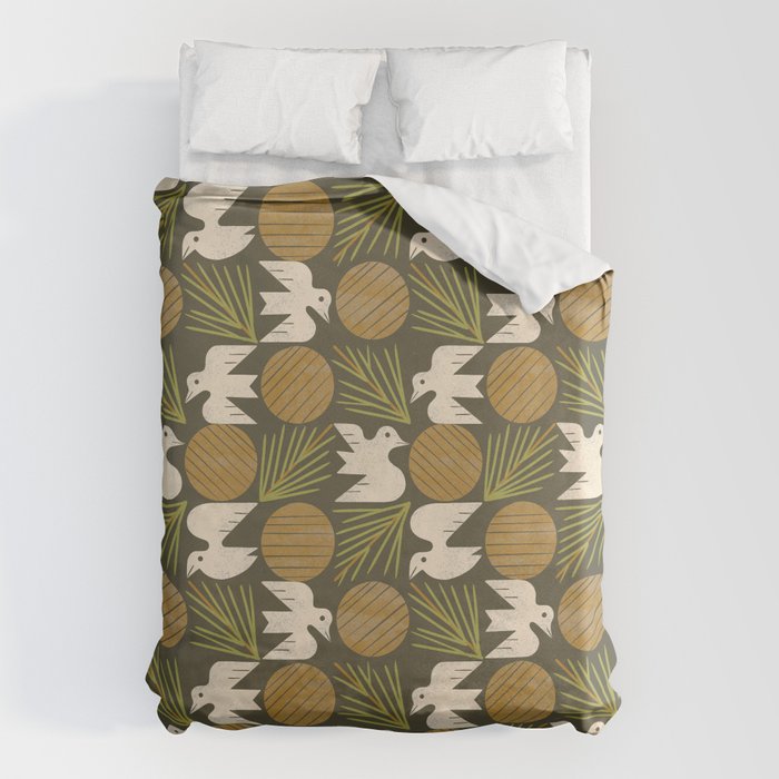 Pine Forest Doves Duvet Cover Gallery Image 6