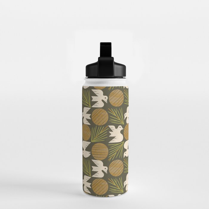 Pine Forest Doves Water Bottle Gallery Image 2