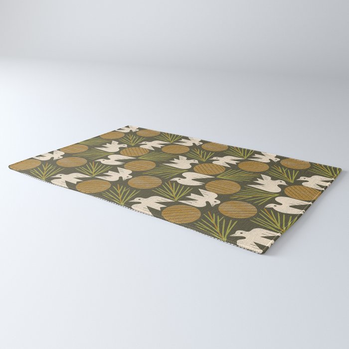 Pine Forest Doves Rug Gallery Image 3